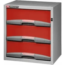 Facom Regal klein hoch 3 Schubladen fest F50000062