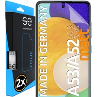 Smart Engineered Schutzglas, Samsung Galaxy A52, A52s, 2 Stück, Full Screen, Protector for