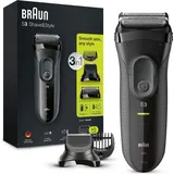 Braun Series 3 3000BT mit Präzisionstrimmer schwarz/grau