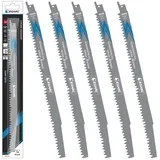 luxuskollektion Säbelsägeblätter Set 5tlg 300 mm 5 TPI