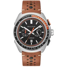 BULOVA Racer Chronograph Leder 42 mm 98B427