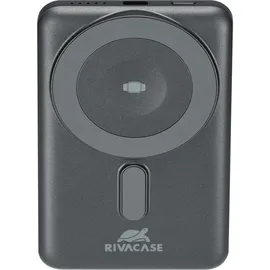 RivaCase® Rivacase VA2607 5000 mAh, 22.50 W, 19.25 Wh), Powerbank, Schwarz, Grau