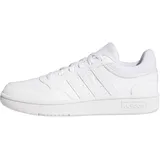 adidas Hoops 3.0 Sneaker Damen in ftwr white-ftwr white-dash grey, Größe 38 2/3 - weiß