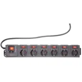 Renkforce Steckdosenleiste 1,50 m Schwarz 1 St.