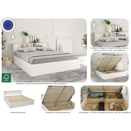 OTTO home MAREILLES 140 x 200 cm Weiß