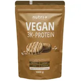 Nutri + Vegan 3K Protein Erdnussbutter-Cookie Pulver 1000 g