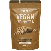 Nutri + Vegan 3K Protein Erdnussbutter-Cookie Pulver 1000 g