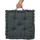 Beautissu Sitzkissen 50 x 50 x 10 cm Anthrazit 1 St.