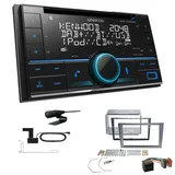 Kenwood DPX-7300DAB Autoradio Bluetooth DAB+ für Opel Corsa C charcoal-metallic