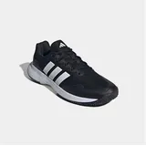 adidas Gamecourt 2 Schwarz/Weiß/Silber Metallic 44