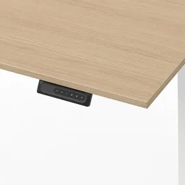 Yaasa Schreibtisch Desk Essential 160 x 80 cm Eiche hell/Weiß