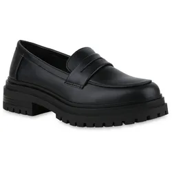 Damen Plateauschuhe in Schwarz
