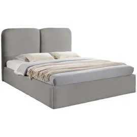 Mirjan24 Polsterbett Hellgrau, Textil, Rechteckig, 140x200 cm, Schlafzimmer, Betten, Polsterbetten