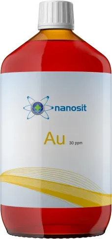 nanosit kolloidales Gold 30 ppm, 1 Liter