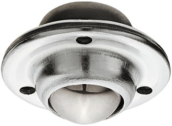 Häfele Kugelrolle Stahl, lenkbar, Ø 35 mm, Rad-Ø: 20 mm, Tragkraft 12 kg