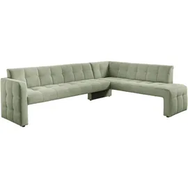 exxpo - sofa fashion Essbank Barista Grün 265 x 83 x 199 cm
