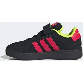 adidas Grand Court 00s Kinder Core Schwarz/Lucid Rot/Lucid Lemon 33