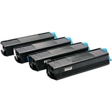 ABC-Design Kompatibles Set 4x Toner für Oki C610 C610CDN C610DM C610N C610DN C610DTN C 610 C 610CDN C 610DM C 610N C 610DN C 610DTN
