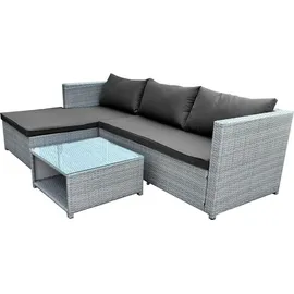 Happy Home Loungeset 3-tlg. Dunkelgrau