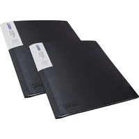 Rapesco Sichtbuch Germ-Savvy 1644 A4, 40 Hüllen, schwarz