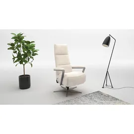 sit&more TV-Sessel Vario Comfort Polyester 70 x 124 x 85 cm Beige mit Kopfteilverstellung