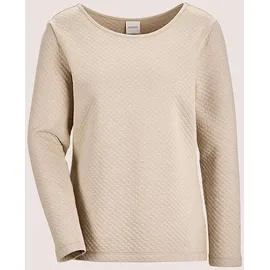 Madeleine Sweatshirt mit Struktur Beige 42