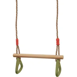 small foot Trapez mit Turnringen - braun
