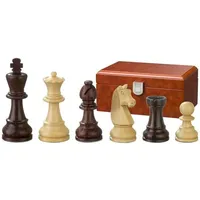 Philos Schachfiguren Barbarossa, Königshöhe 65 mm, gewichtet, in Holzbox