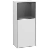 Villeroy & Boch Villeroy und Boch Finion Seitenschrank F500GKMT 41,8x93,6x27cm, links, Regal oben Anthracite matt, White matt lacquer
