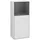 Villeroy & Boch Villeroy und Boch Finion Seitenschrank F500GKMT 41,8x93,6x27cm, links, Regal oben Anthracite matt, White matt lacquer