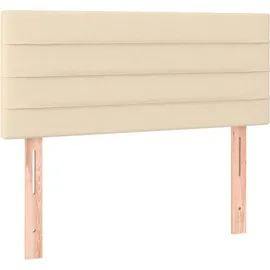 vidaXL Boxspringbett 100 x 200 cm Creme