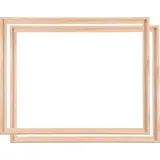 ghibfbt Schattenfugenrahmen Braun 30x40 cm 2er Set