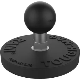 RAM MOUNTS magnetische Basisplatte (rund), B-Kugel (1 Zoll), 66 mm Durchmesser