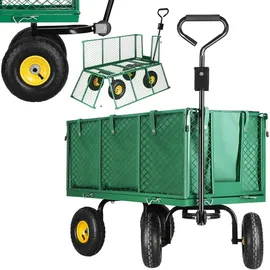 SPRINGOS Bollerwagen Handwagen grün