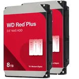 Western Digital WD Red Plus WD80EFPX NAS HDD - 8 TB 5640 rpm 256 MB 3,5 Zoll SATA 6 Gbit/s CMR