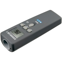 Goobay 77143 Ultraschall Entfernungsmesser mit Laser-Fokussierung grau