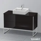 Duravit XSquare 120x54,8cm, s g, f Kons, 2 Auszüge, XS492204040,