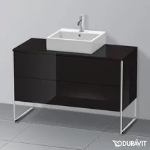Duravit XSquare 120x54,8cm, s g, f Kons, 2 Auszüge, XS492204040,
