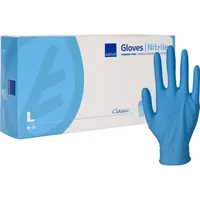 Abena Nitrilhandschuhe Classic, Puderfrei, Blau, M