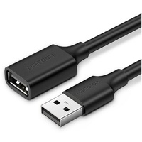 UGREEN USB A To Female 2.0 Extension Cable Black