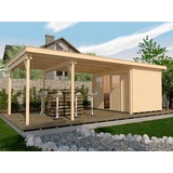 Weka Lounge-Haus 225 B 6,54 x 2,95 m natur