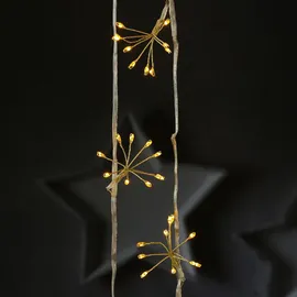 MARELIDA LED-Lichterkette Pusteblume 2 m Gold