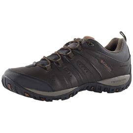 Columbia Woodburn II WP wasserdichte Wanderschuhe für Herren, Braun (Cordovan Cinnamon), 46