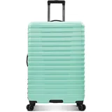 U.S. Traveler Boren Hartschalenkoffer aus Polycarbonat, robust, mit 8 Spinnrollen, Aluminiumgriff, Minze, Checked-Large 30-Inch, Boren Hartschalenkoffer aus Polycarbonat, robust, mit 8 Spinnrollen,