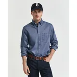 GANT Langarmhemd Blau L