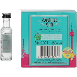 Berliner Luft Pfefferminzlikör 18% Vol. 0,48 l
