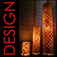 Design Steh Stand Leuchte Papierlampe L114 , Höhe: 118 cm handgeschöpftes Papier