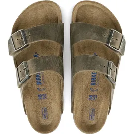 Birkenstock Arizona Weichbettung Nubukleder geölt faded khaki 42