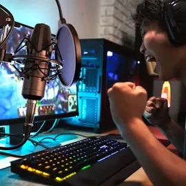 Liam&daan Streaming-Mikrofon Set, mit Arm, Spinne & Popschutz Podcast Set, Kondensatormikrofon