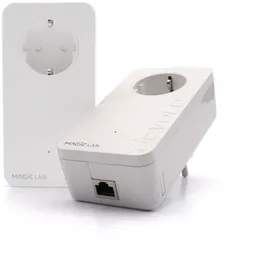 devolo Magic 2 – 2400 LAN Starter Kit: Weltweit schnellster Powerline-Erweiterungs-Adapter - Weiß